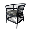 Malawi Black Outdoor Chair