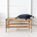 Malawi Cane Fancy Bench/Coffee Table - Natural - HA