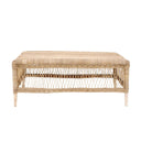Malawi Cane Fancy Bench/Coffee Table - Natural - HA