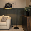 Manipur Noir 18" Cone Lampshade