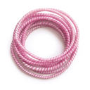 Mauve Flipflop Bracelets - Set of 6