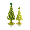 Midcentury Modern Tree Set - Chartreuse