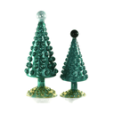 Midcentury Modern Tree Set - Teal