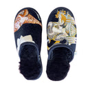 Midnight Creatures Medium Black Slippers