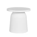 Milo Outdoor Side Table – White PRE ORDER