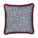Mini Melodic Indigo/Origami 50x50cm Fringed Cushion