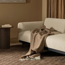 Mosman Coffee Wool Throw