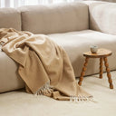 mosman-sand-wool-throw-in-use_Little-and-Fox