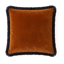 Myriis Copper 40x40cm Fringed Cushion