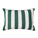 Navy Swaying Palms 55x40cm Piped Outdoor Cushion