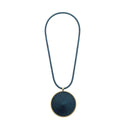 Naya Peacock Mesh Pendant Necklace