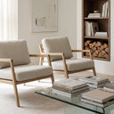 Nysse Armchair - Natural / Westlake Oatmeal
