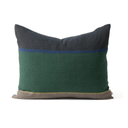 Obi 55x45cm Cushion - Mint/Blue Black