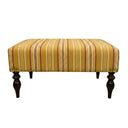 Ochre Rufus Stripe Ottoman