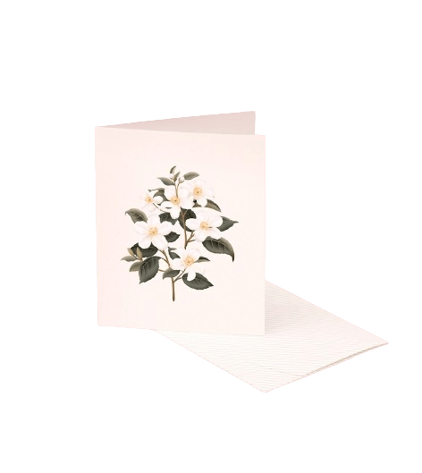 Orange Blossom Botanical Scented Card