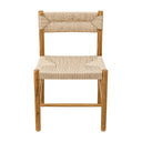 Outdoor Teak & Rattan Dining Chair
