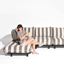 Paletti Corner Seat Stripe Cacao PRE ORDER
