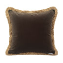 Palm Springs Whisky 50x50cm Fringed Cushion