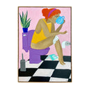 "Pam" (Hair of a Dog) Framed Painting