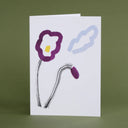 Pansy Greeting Card