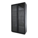 Paragon 2-Door Glass Cabinet – Black PRE ORDER