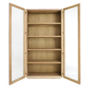 Paragon 2-Door Glass Cabinet – Natural PRE ORDER