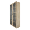 Paragon 2-Door Glass Cabinet – Natural PRE ORDER