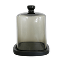 Perfumery Glass Dome & Wooden Base