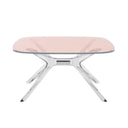 Pink Top Blast Square Side Table