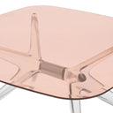 Pink Top Blast Square Side Table