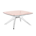 Pink Top Blast Square Side Table
