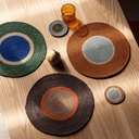 Pinto Placemat Orange Peel/Puddle