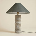 Pistachio Grasscloth 23.5" Cone Lampshade