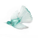 Pīwakawaka Fantail Pale Jade Glass Wall Art