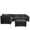 Porto Black Modular Sofa