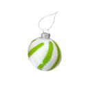 Rainbow Swirl Bauble Green