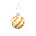 Rainbow Swirl Bauble Orange