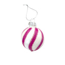 Rainbow Swirl Bauble Pink