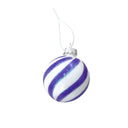Rainbow Swirl Bauble Purple
