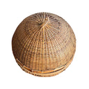 Rattan & Bamboo Covered Tray