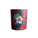Red Floral Albasia Holder