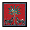 Red Sahara Square Tray