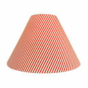Red Stripe 20" Cone Lampshade
