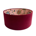 Red Velvet Artemis 22" Drum Lampshade