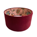 Red Velvet Artemis 22" Drum Lampshade