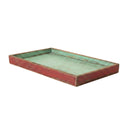 Red Wooden Tray