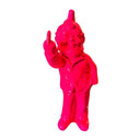 Resin Gnome Figurine – Neon Pink