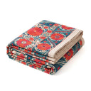 Floral Kantha Quilt