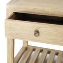 Rowan Slatted Bedside – Natural PRE ORDER