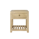 Rowan Slatted Bedside – Natural PRE ORDER